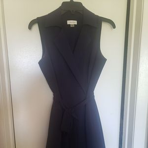 Navy Blue Calvin Klein Wrap Dress